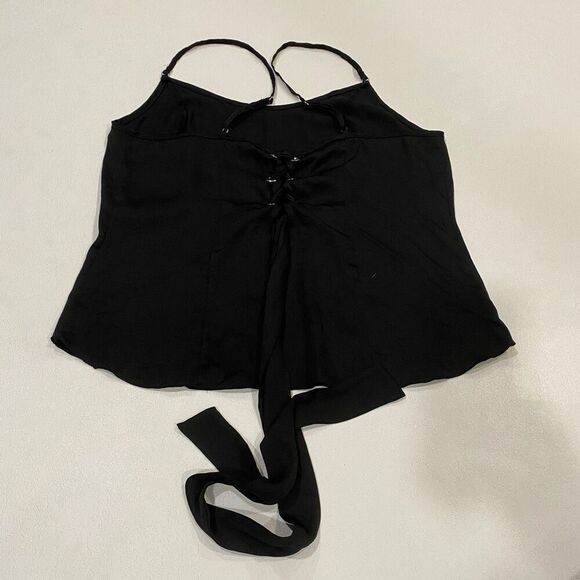 Free People Intimately Black Cami Tank Top Adjustable Straps Size S Small - Picture 2 of 4